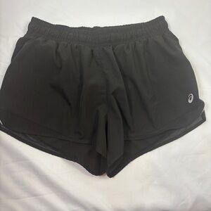 ASICS Women's Woven running shorts with liner Black Medium
